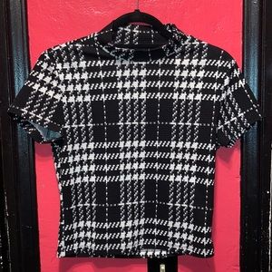 Plaid crop top